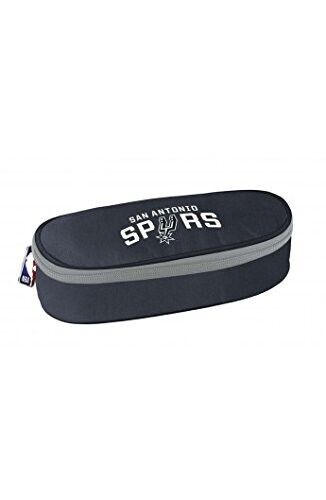 ASTUCCIO ovale NBA Panini SPURS basket 2018 scuola NERO originale