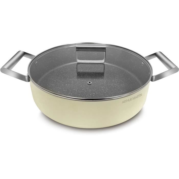 Arthur Martin Casseruola - Arthur Martin - Am0982 - 32 Cm Con Coperchio - Allumi