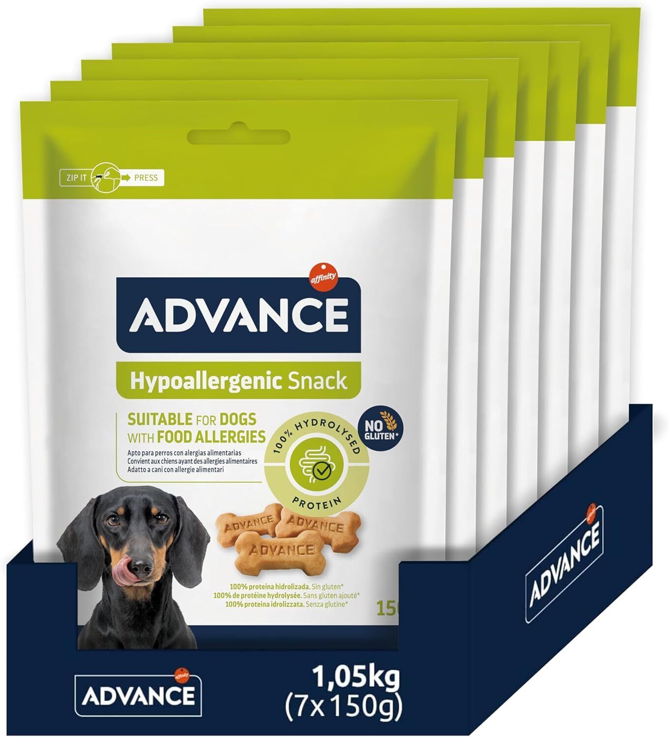 ADVANCE - Snack, 7 confezioni da 150 g
