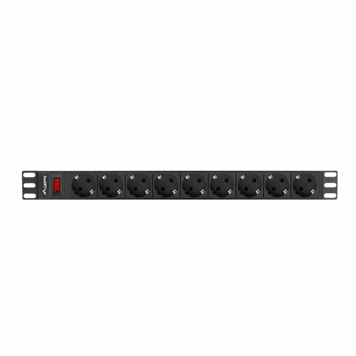 Multipresa 9 Prese con Interruttore Lanberg PDU-09F-0300-BK [3 m]