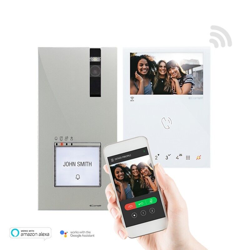 COMELIT KIT VIDEOFITOFONICO MONOFAMILIARE WIFI SIMPLEBUS 2 8451V
