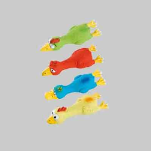 Gioco per cani sonoro 'pennuto' cm 18x6x4h