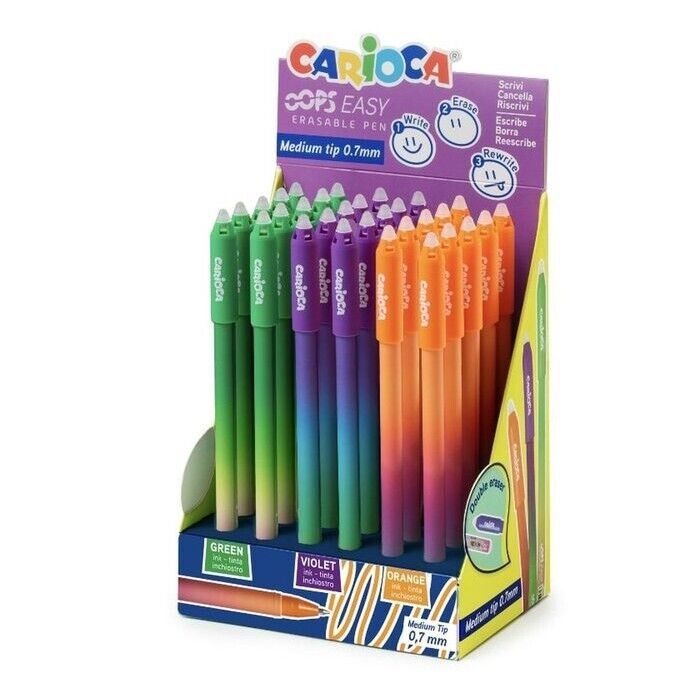 PENNA OOPS EASY ESP. 30pz  COLORI ASSORTITI 41029 CARIOCA