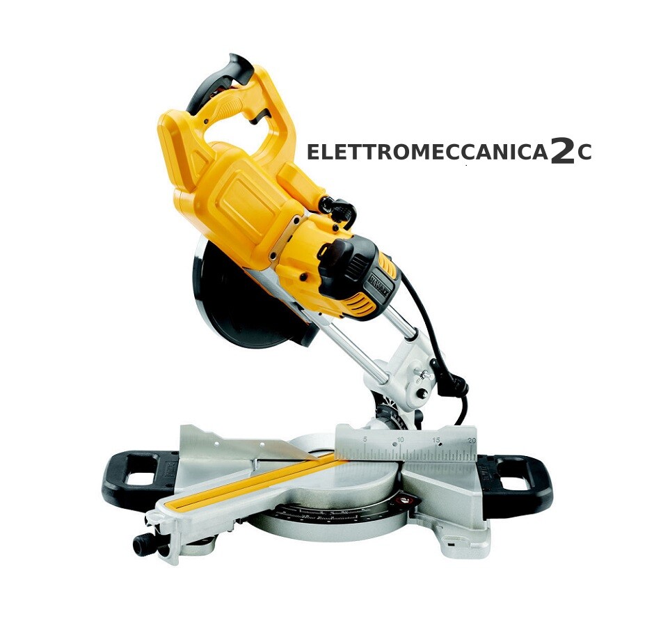 DEWALT DWS774-QS troncatrice radiale lama 216mm 1400w max taglio 62x250mm 12k...