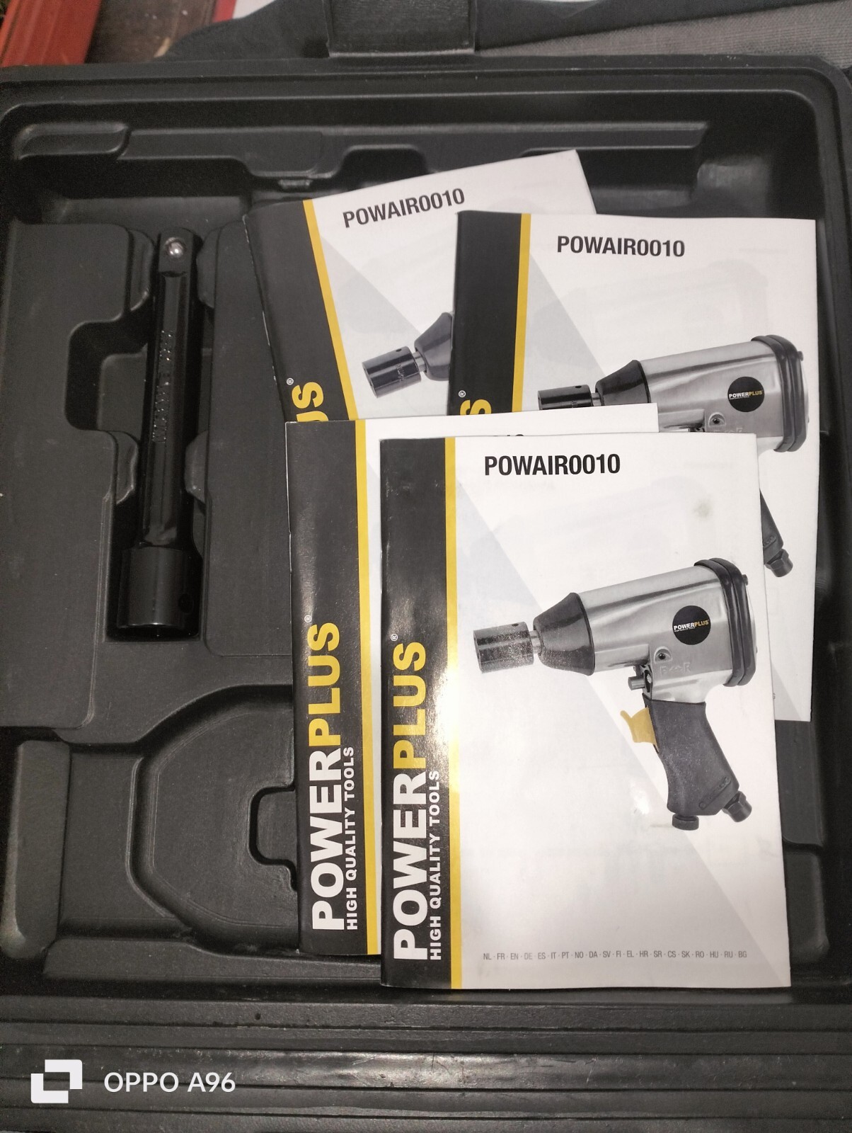 Pistola pneumatica Avvitatore A Impulsi, kit power plus attacco 1/2 310nm Reali