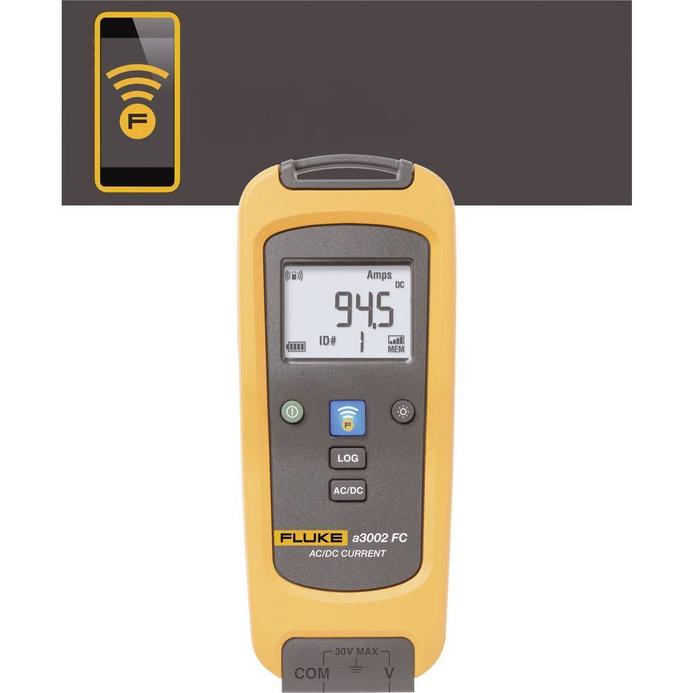 Fluke FLK-a3002 FC Pinza amperometrica, Multimetro portatile digitale Data