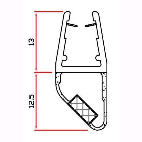 GUARNIZIONE DI RICAMBIO PER BOX DOCCIA MT.2 MOD.412 SNS+NSN 2 PZ