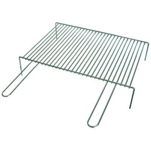 Graticola a barre fd acciaio cromato manici 2 cm 60x35