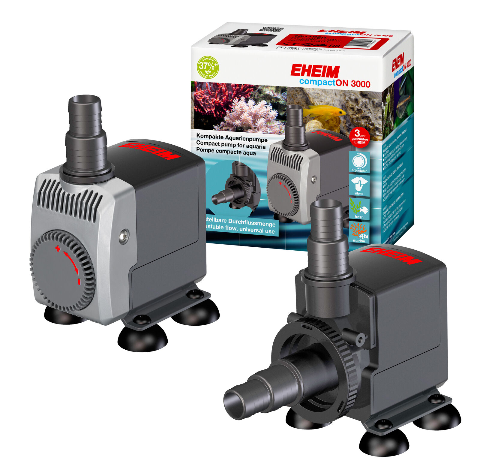EHEIM COMPACT ON 3000 AQUARIUM POMPA PE ACQUARI ACQUARIO