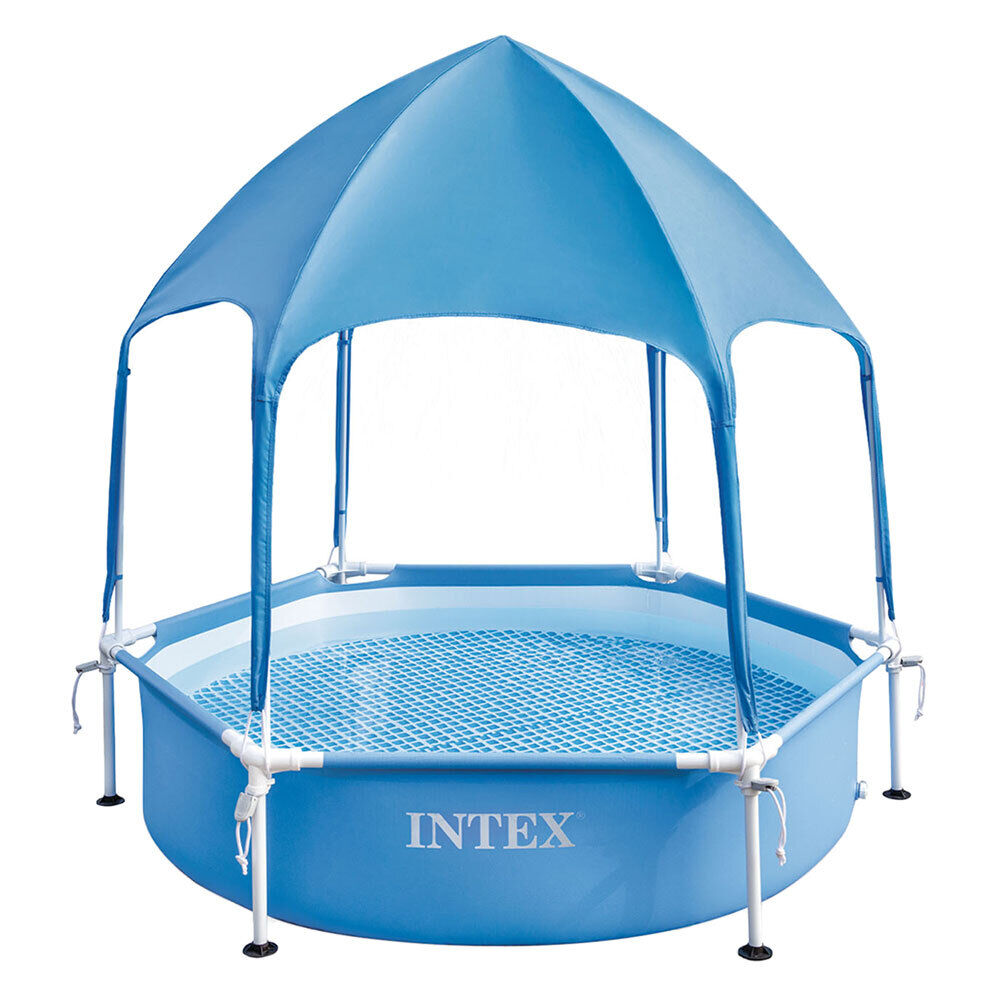 Piscina con telaio 'canopy metal frame' cm 183 x 38 - capac. 700 lt. INTEX