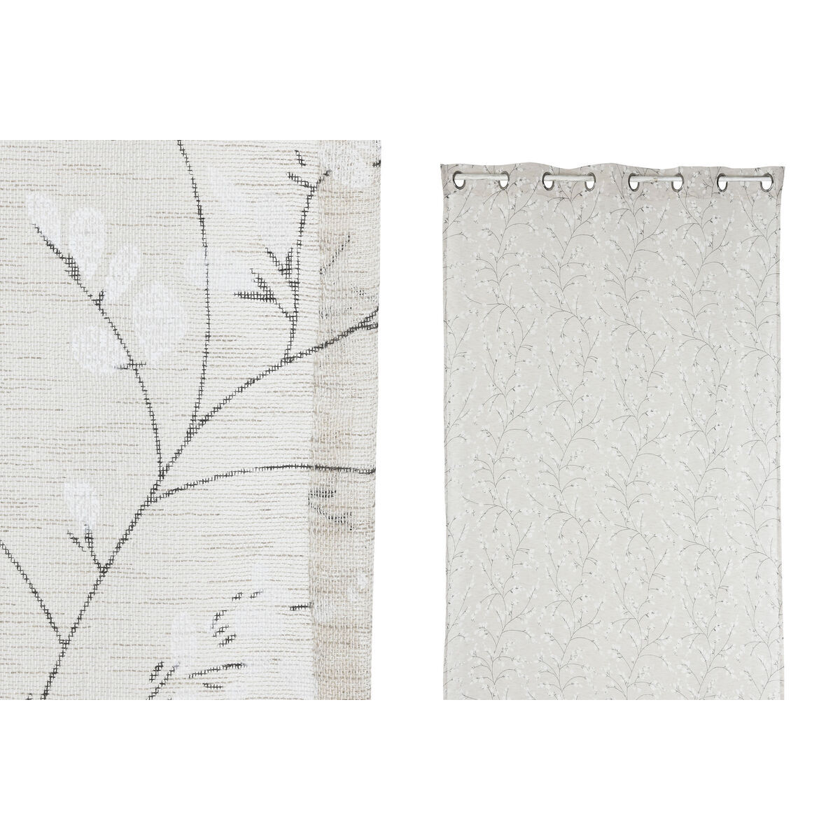 Home Esprit Tenda Home Esprit Beige Romantico 140 X 260 cm S_0301_S3056803 Casa