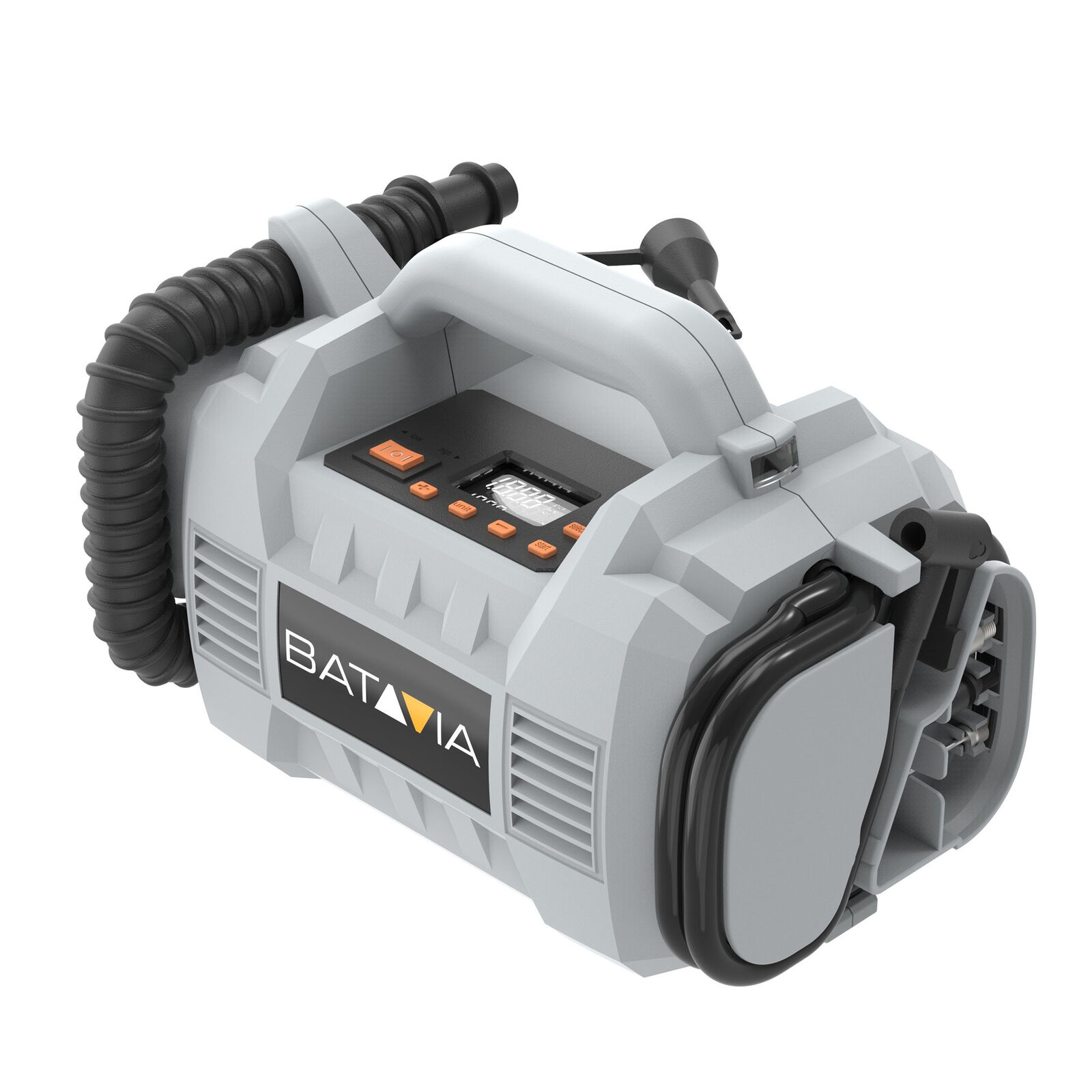 Compressore cordless a batteria 18V Batavia gonfiaggio pneumatici solo corpo