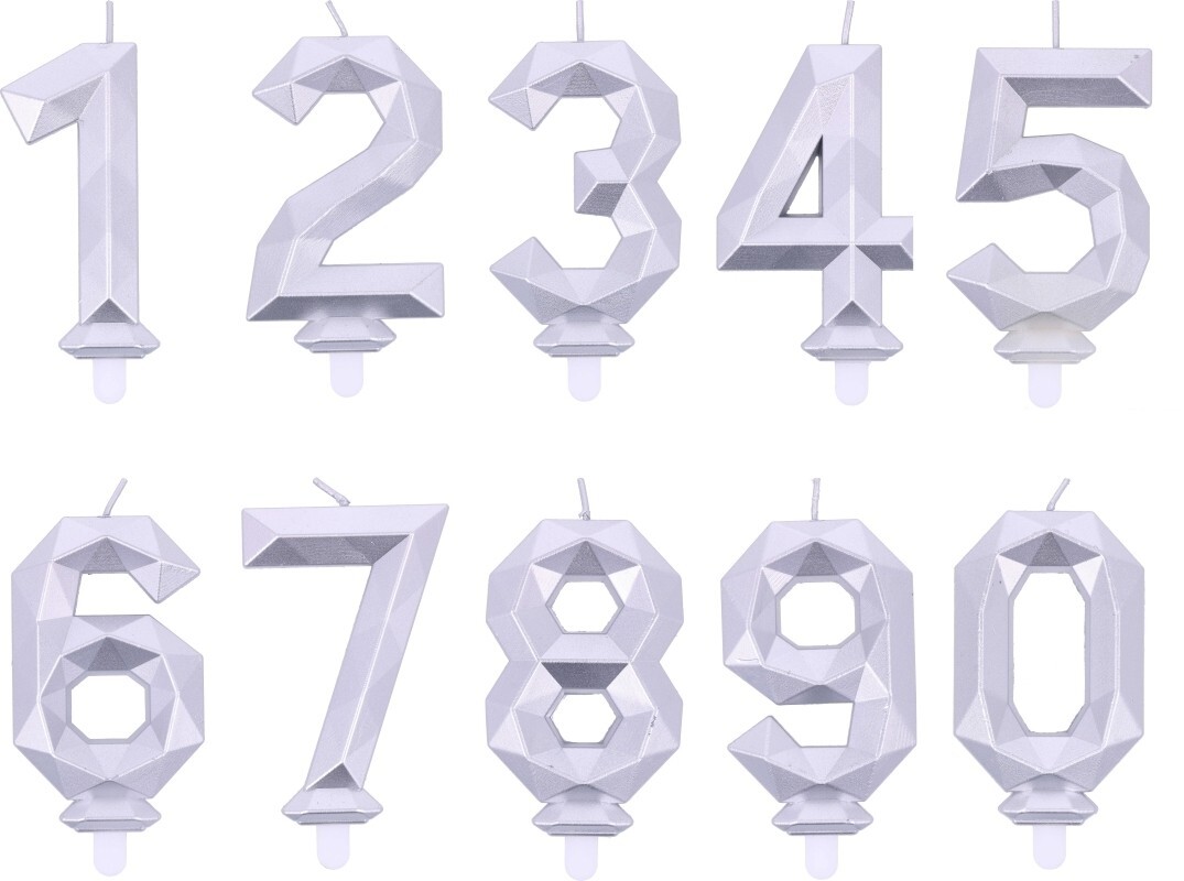PROMO  CANDELINA DIAMOND SILVER NUMERO  5