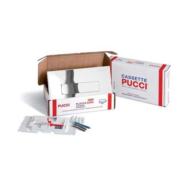 Pucci Sara Rinnova 28x18 placca di comando Cromo Lucido | 80179682