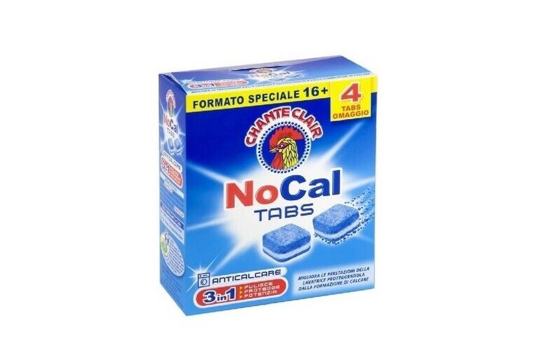 Chanteclair NoCal Tabs pastiglie anticalcare protettive 16 + 4 pz gratis