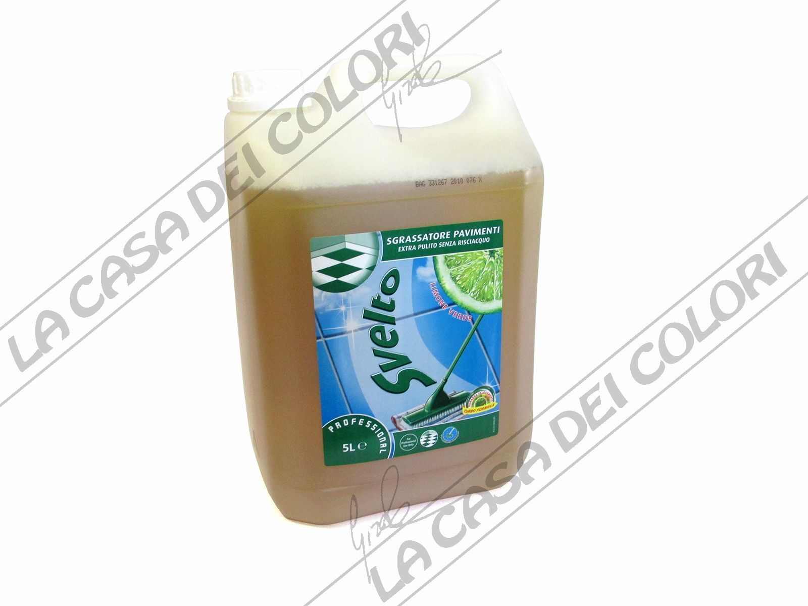 DIVERSEY - SVELTO SGRASSATORE PAVIMENTI  - 5 lt -DETERGENTE SGRASSANTE LIQUIDO