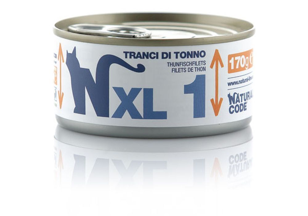 Natural Code Gatto 170gr XL1 Tranci di Tonno