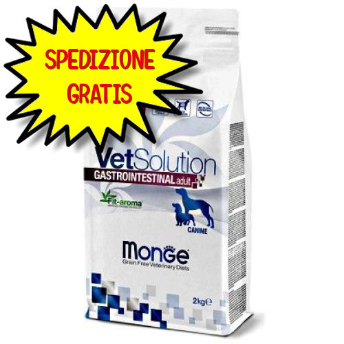 MONGE DIETA CANE VETSOLUTION GASTROINTESTINAL ADULT 2 KG