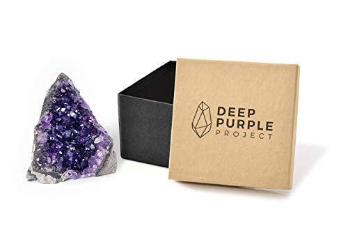 Deep Purple Project Drusa di Ametista 600 a 900 Grammi geode Quarzo (u5a)
