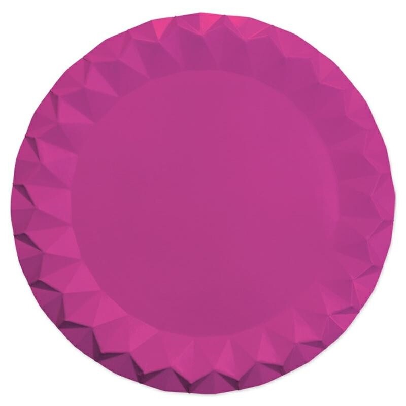 SOTTOPIATTI DIAMANT FUCSIA 32 CM 5 PZ