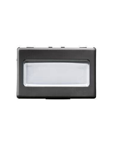 Gewiss gw21024  pulsante con targa portanome 3 moduli illuminabile gw21024 syste