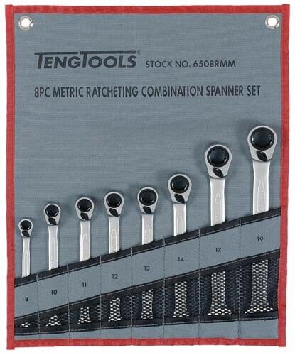 TENGTOOLS 167150101 Gioco Di Chiavi Combi Carraca 6508RMM