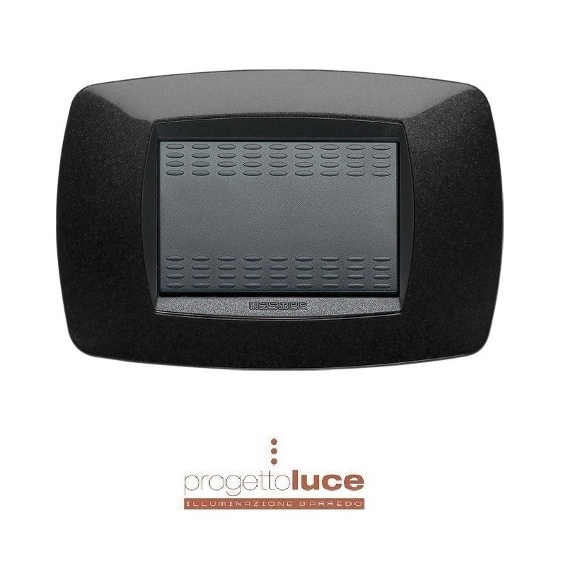 MASTER MODO PLACCA 3 MODULI 39TC203 NERO