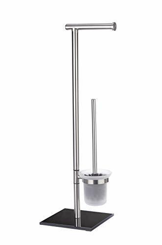 Wenko, Scopino per WC 203911000 Edelstahl Stand Lima - Edelstahl (i5t)