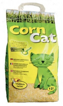 Lettiera Corn Cat granuli naturali da 12 Lt
