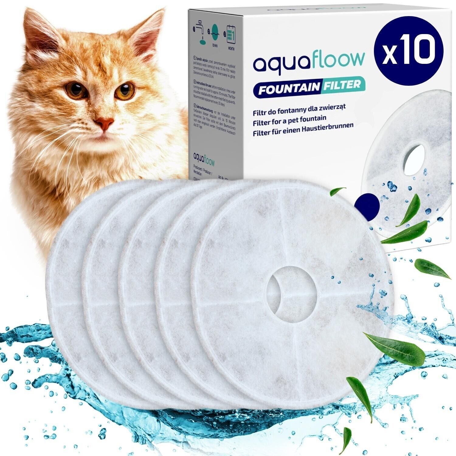 Fontana per gatti filtro per fontana potabile per gatti cani fontana...