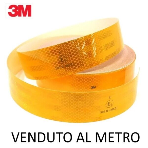 NASTRO 3M CATARINFRANGENTE GIALLO ADESIVO LARGO 55 MM VENDUTO AL METRO