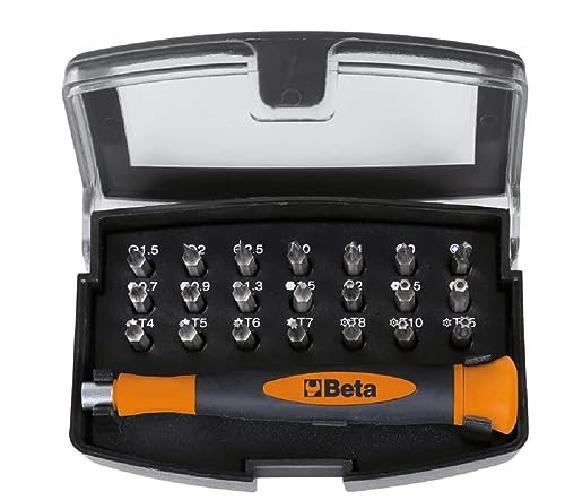 Beta   1256 C21 1 Microgiravite Professionale set completo con 21 Inserti Interc
