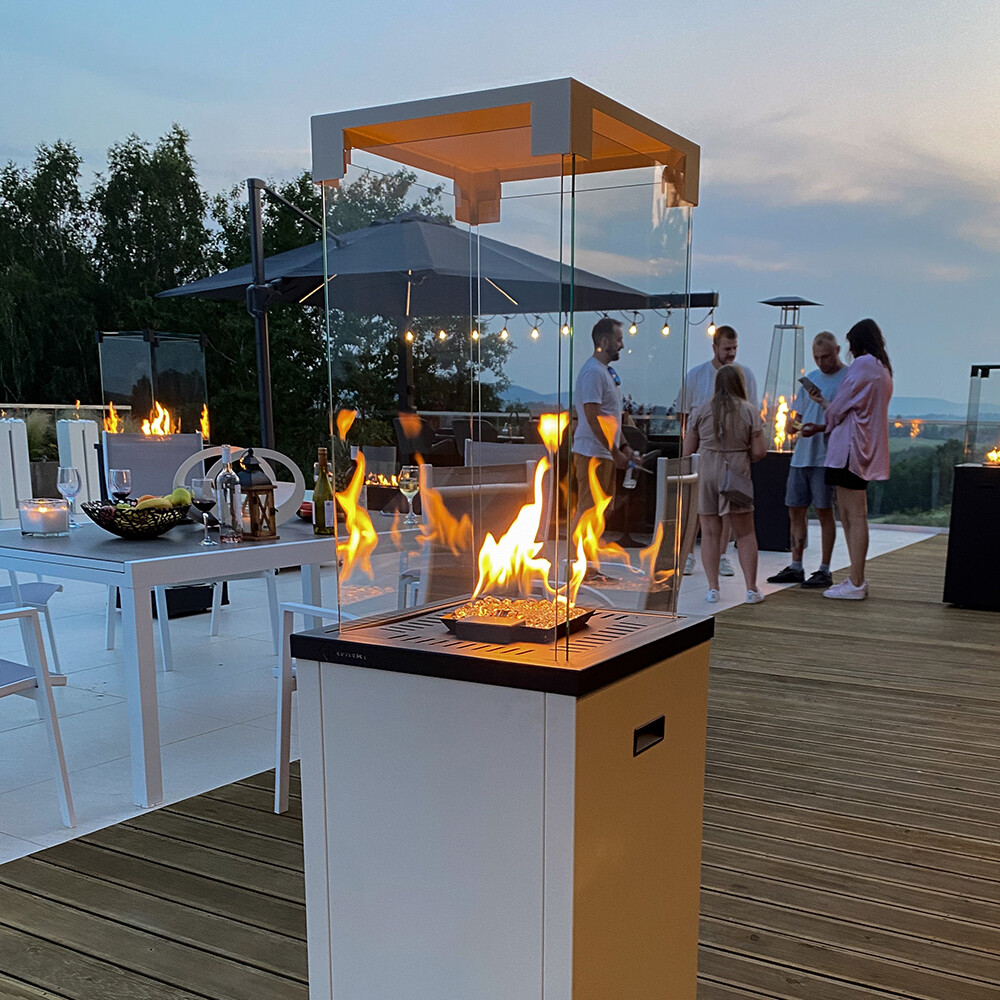 Stufa a Gas da Esterno PATIO LIGHT bianco