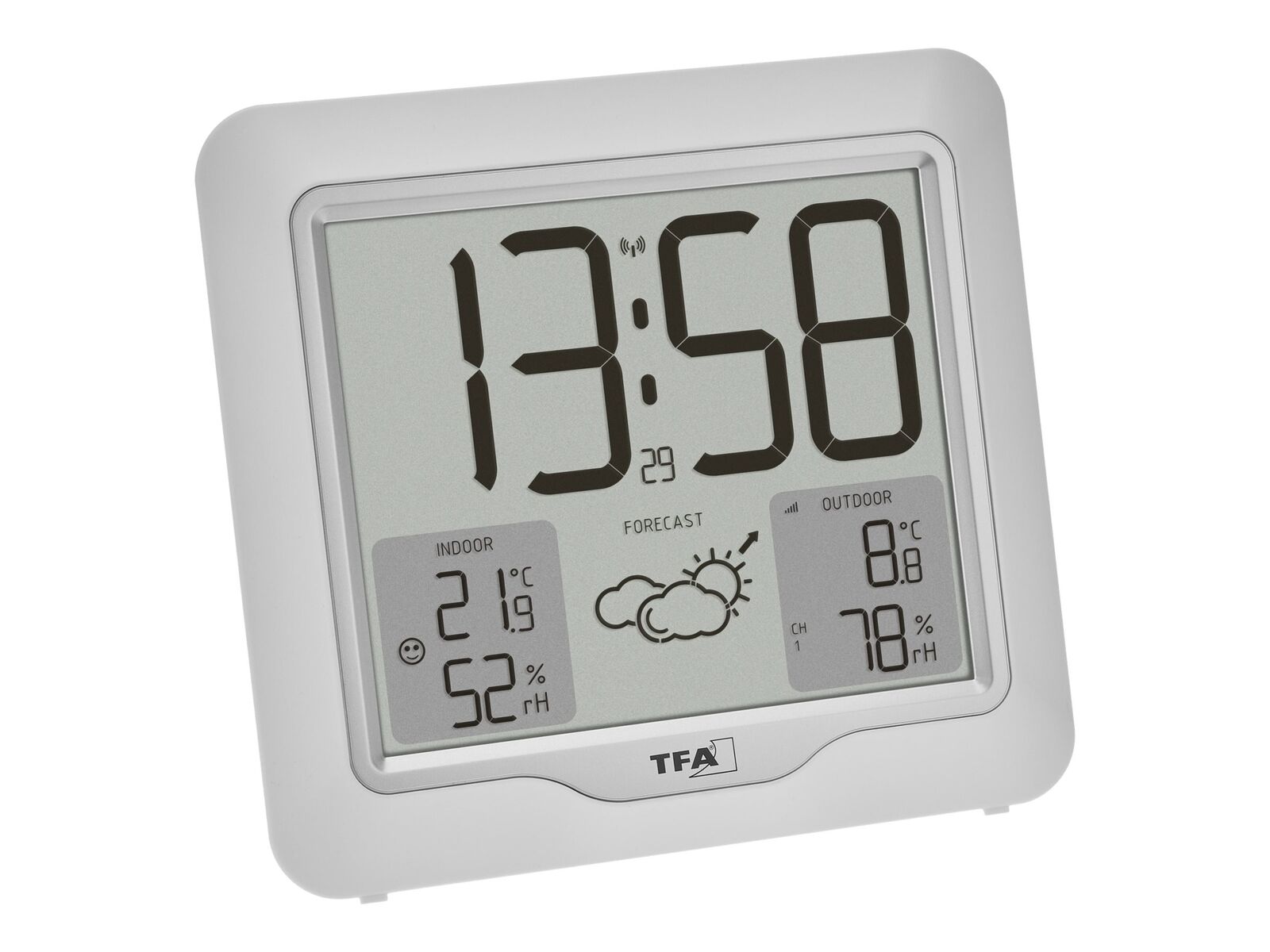 TFA METRO PLUS Weather station white white Weather Station 35.1164.02