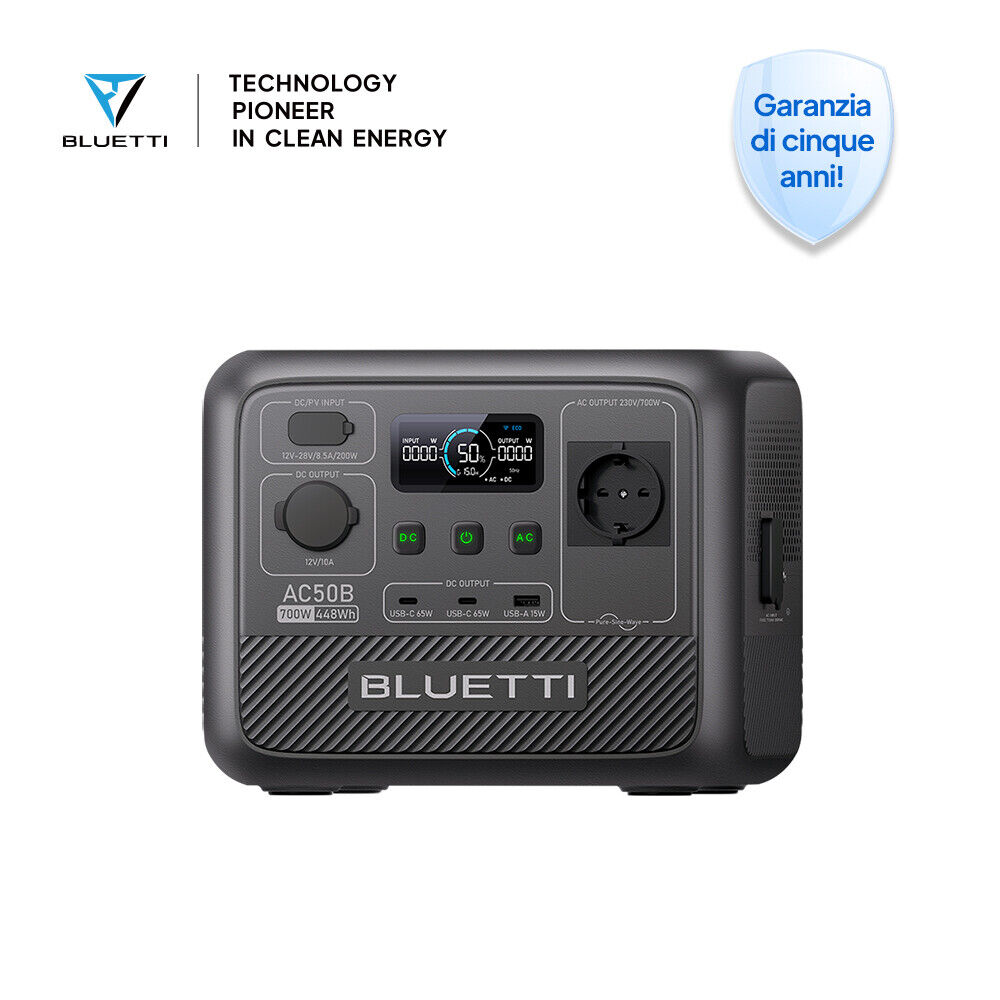 BLUETTI AC50B 700W 448wh Power Station Portatile Backup alimentazione di riserva