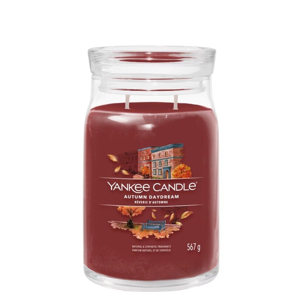 YANKEE CANDLE CANDELA GIARA GRANDE SIGNATURE AUTUMN DAYDREAM