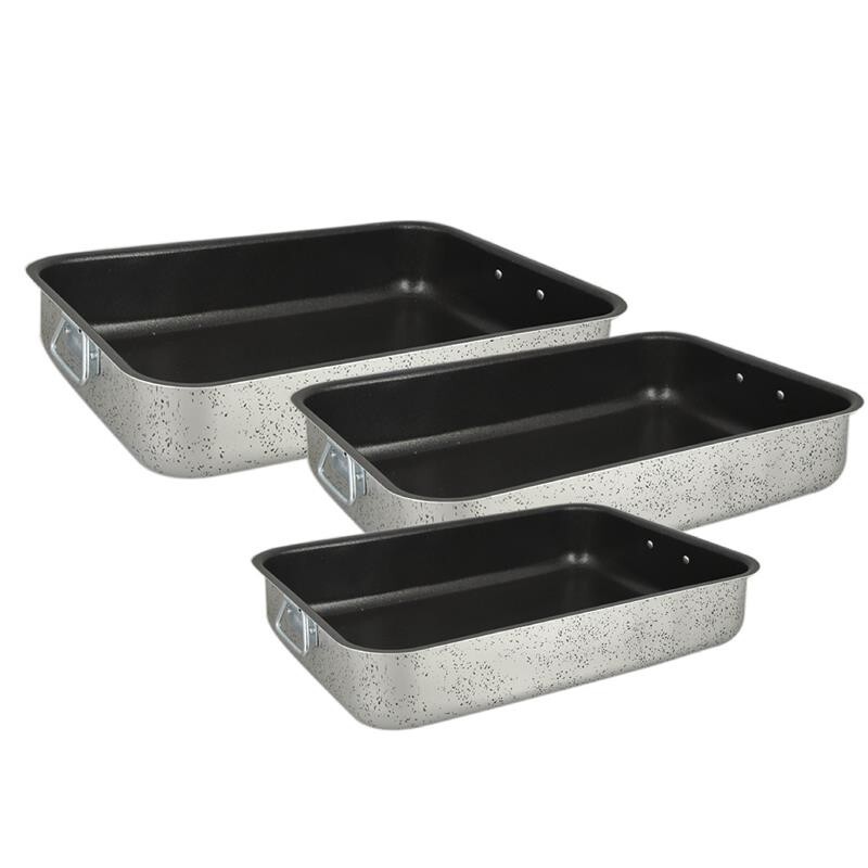 MA MAISON TRIS TEGLIE DA FORNO ROSTIERE LINEA ALESSIA 30 - 35 - 40 CM SPESSORE 1