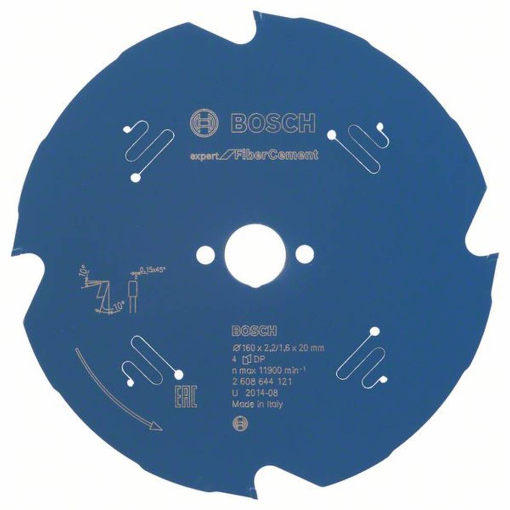 Bosch Accessories Expert for Fiber Cement 2608644121 Lama circolare 160 x 20 x