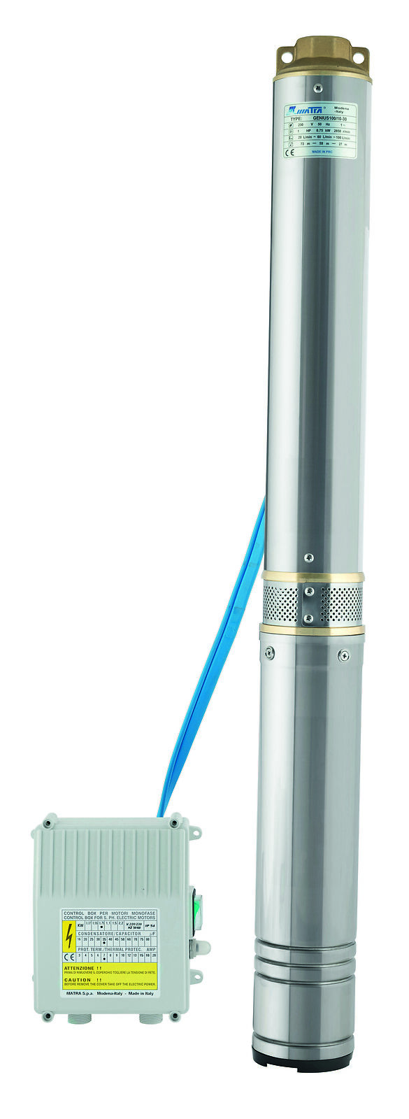 25107   ELETTROPOMPA SOMMERSA 1,5 HP GENIUS 150/14