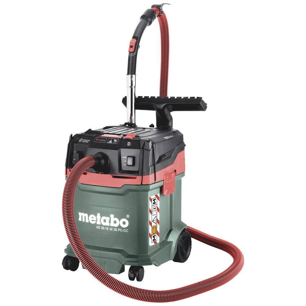 Metabo AS 36-18 M 30 PC-CC 602074850 Aspirapolvere ricaricabile, 30 l senza