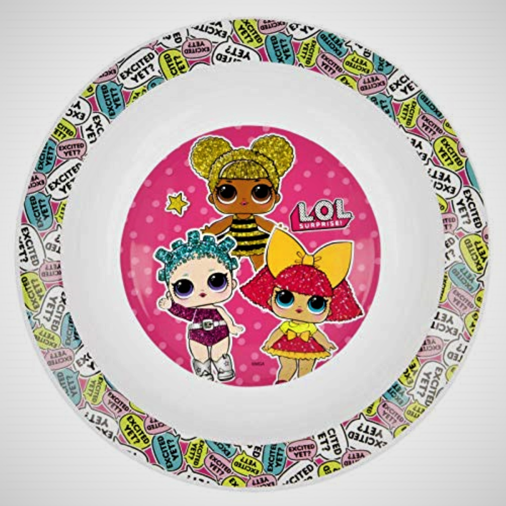 PIATTO FONDO LOL SURPRISE IN PLASTICA MICROONDE DIAMETRO CM. 20  - ST44348