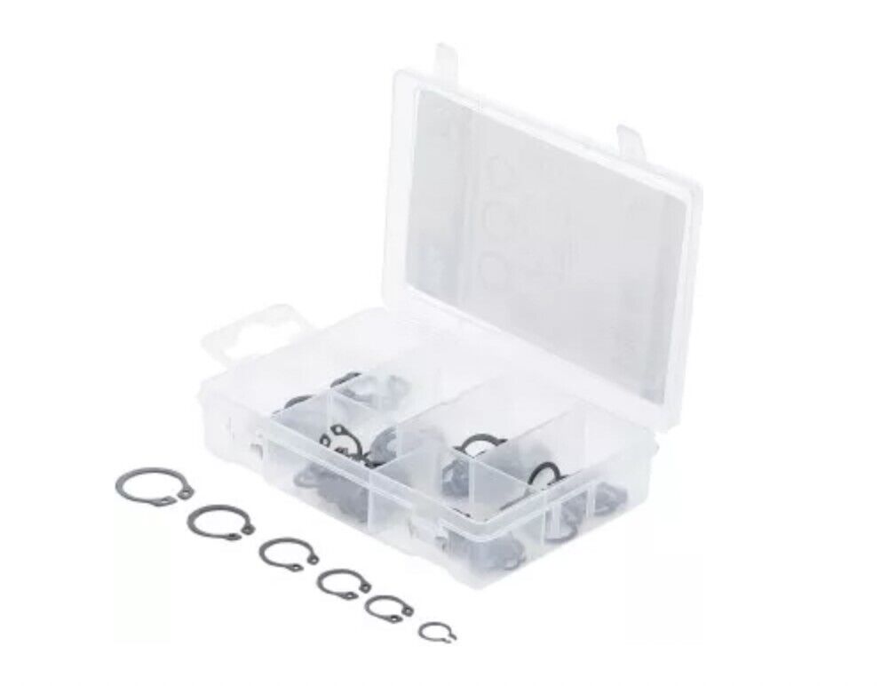 Cassetta 78 Circlips Esterno Misura Assortiti Ø 8 - 19 M BGS Technic