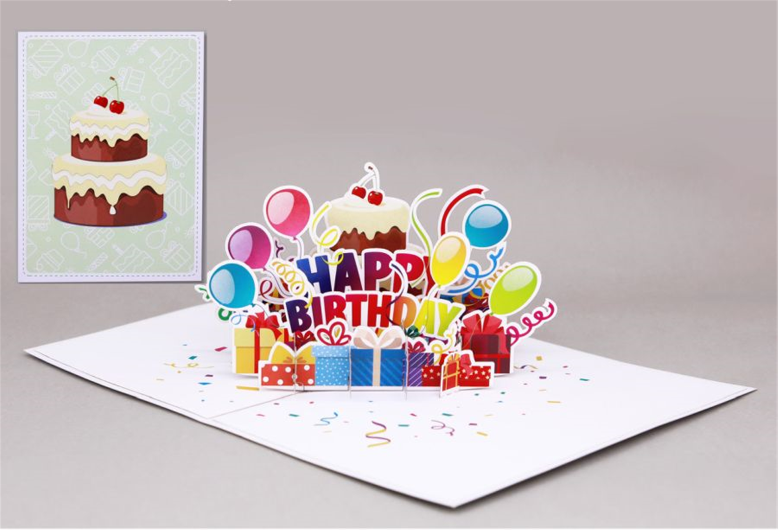 Biglietto Auguri Kirigami  Fatto A Mano Happy Birthday | Origamo