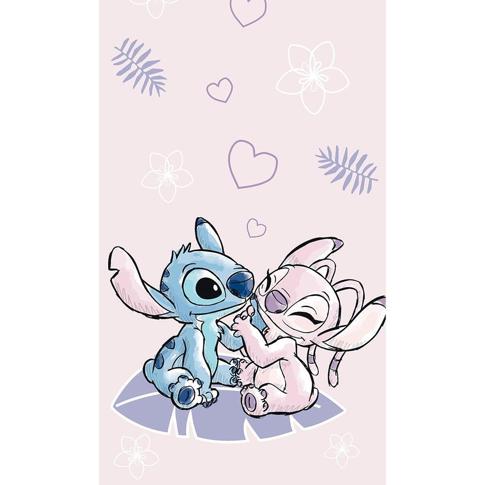 Disney Lilo E Stitch Asciugamano Bagno Cotone Spiaggia Pool Angelo Rosa Bimbi L