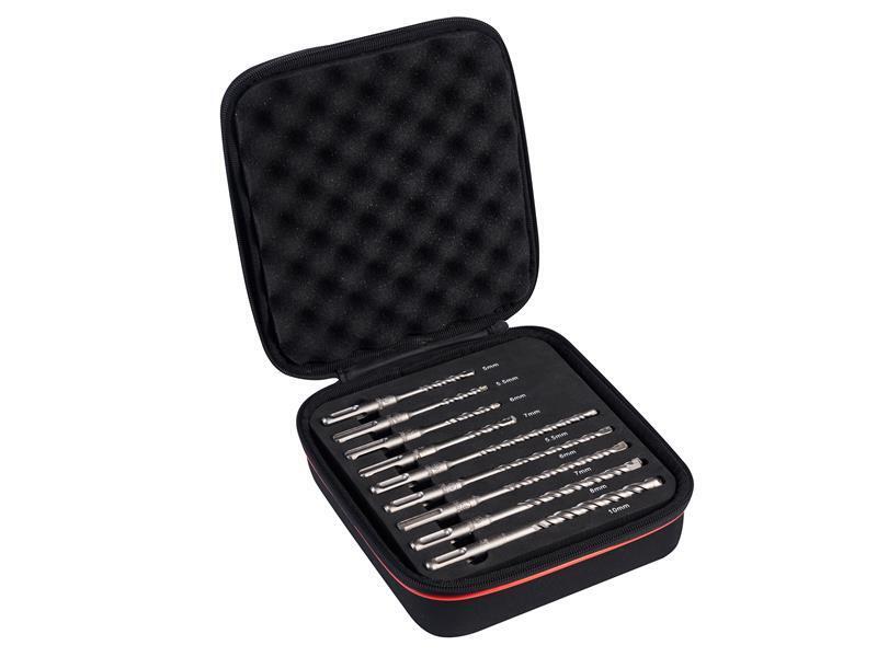 Starrett Sds Plus 2 Punto Drill Bit Set, 9 Pezzi STRKBPSK09