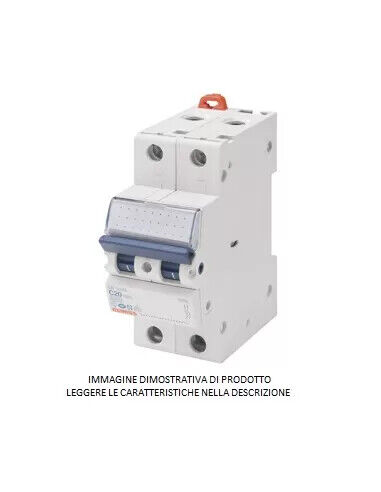 Gewiss gw92053 interruttore automatico magnetotermico 2p c63 6ka 2 moduli