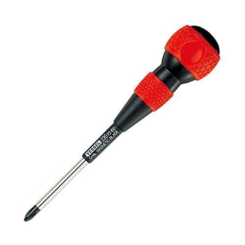 VESSEL Sfera Impugnatura Driver No.220 Plus 2 x 100 Cacciavite Strumento Mano IN