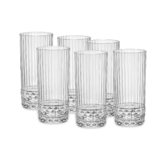 Bicchiere Cooler America’20S Bormioli cl 49 Set 6 Bicchiere Cocktail Bibita Bar