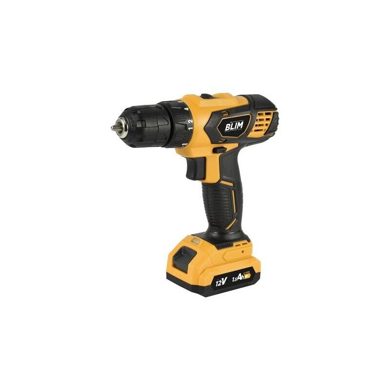 TRAPANO A BATTERIA 12V 1.5Ah BLIM BL0158 AVVITATORE PROFESSIONALE 2 VELOCITA' 0-