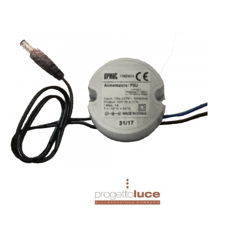 URMET 1092/803 ALIMENTATORE 230Vca 12VCC IP66 AD INCASSO